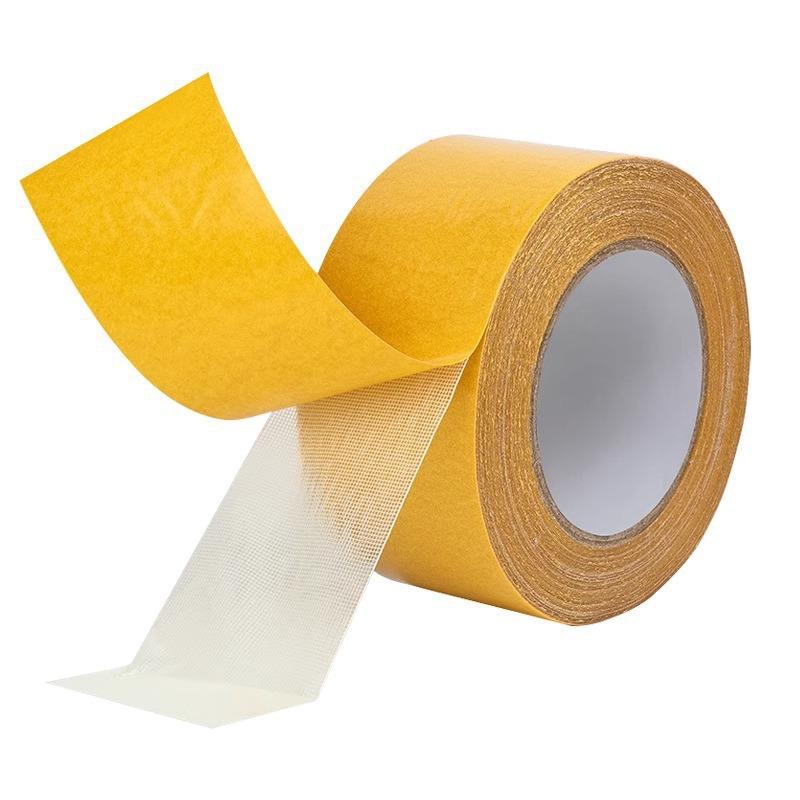 

Super Thin Translucent Mesh Strong Fixation Double Sided Adhesive Tape Waterproof Traceless Heavy Duty Powerful Grid Carpet Tape 20mm&5M