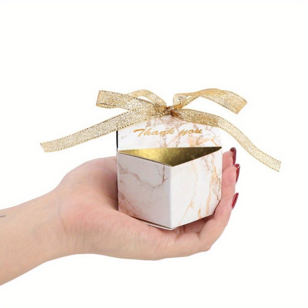 

20 шт. Мраморные коробки для свадебных подарков, мини-коробки, коробки для конфет с золотым бантом, мешочки, шестиугольные подарочные коробки для шоколадных угощений, подарочная упаковочная коробка 20pcs box