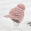 Wool Hat Women's Autumn and Winter Fleece Thickened Ear Protector Knitted Hat Thermal Cap Casual Outdoor & Christmas Wear