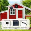 Portable Solar Exhaust Fan for Pets, Poultry, Office, and Outdoor Camping