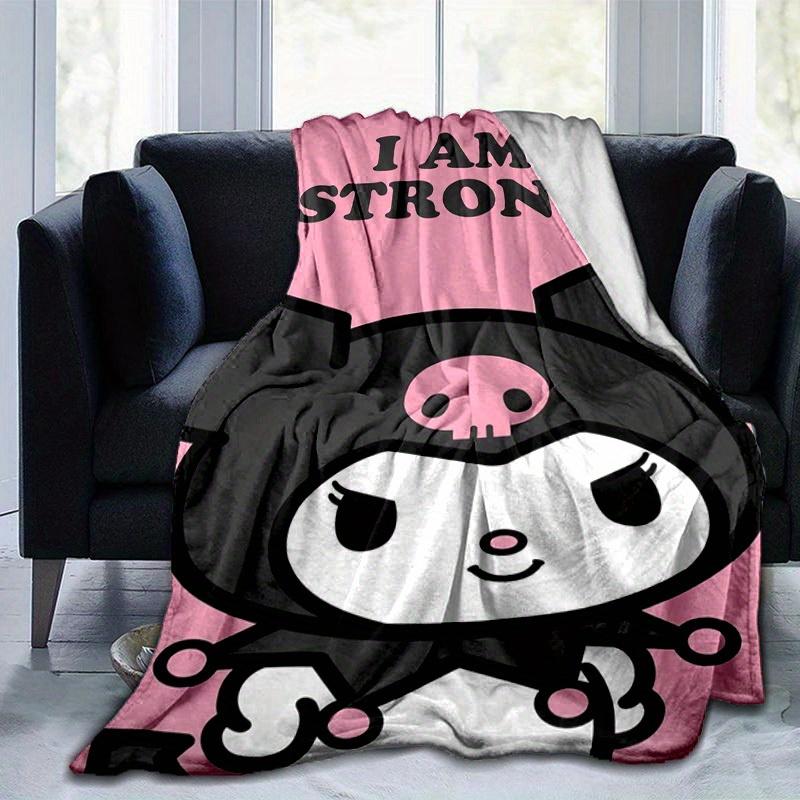 

1pc. Cute Kawaii Skull Bunny Blanket - Perfect for Home, Office, Outdoor Use, Gift Idea, Suitable for Al 100x150cm