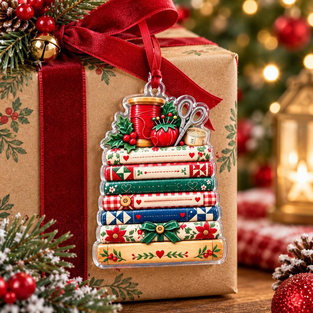 2D Christmas Tree Hanging Ornament Decoration for Holiday Home Decor and Festive Display