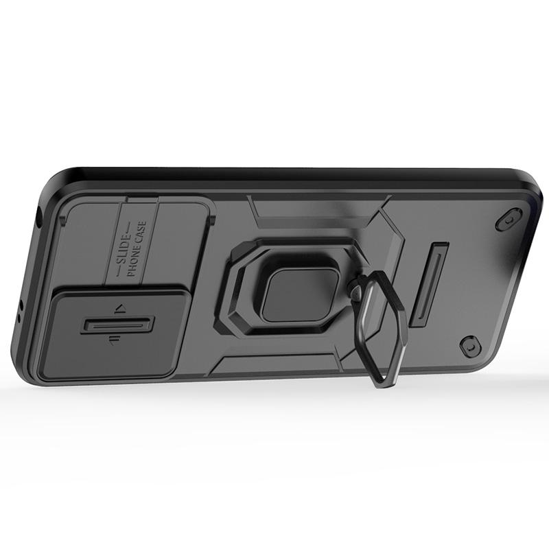 For Xiaomi Redmi Note 12 5G Case Shockproof Armor Car Holder Ring Phone Cover For Redmi Note12 5G Camera Lens Protection Fundas