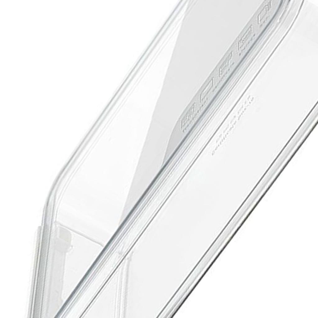 Transparent ID Storage Box Multi Functional Clear ID Storage Organization Box with Latching Lid for