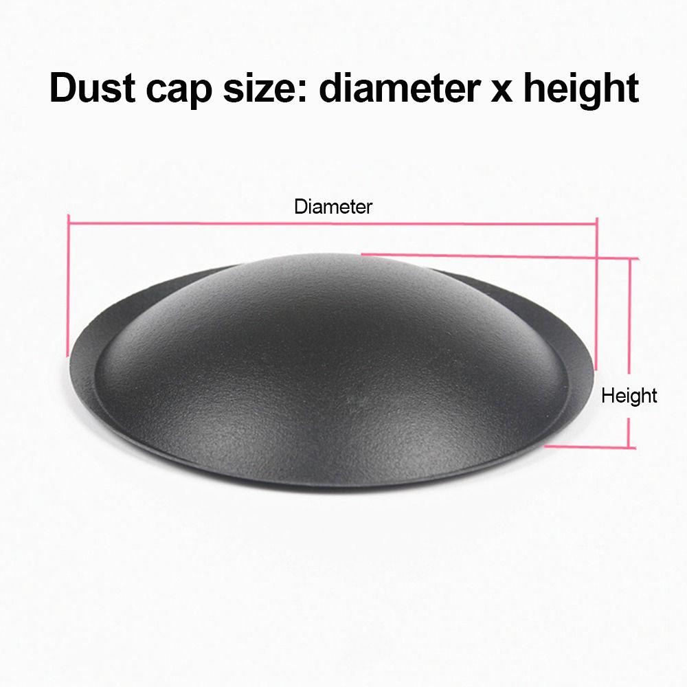 1Pcs Durable 30-150mm Speaker Dust Cap Woofer Black Cone Cover PP Matte Audio Speaker Protector Speaker Accessories