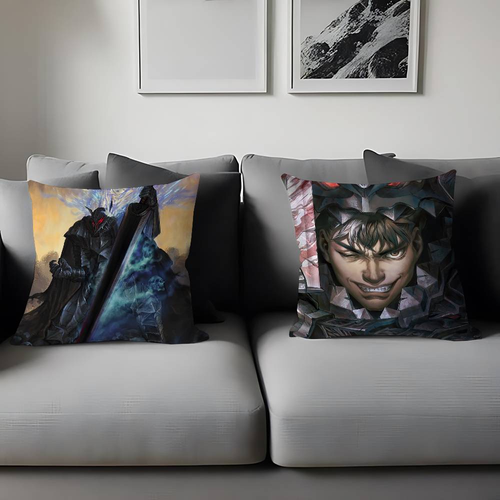 B-BerserK-k Cartoon Animation Pillowcases Home Bedding Decorative Pillow Cover Wedding Super Soft Pillow Case