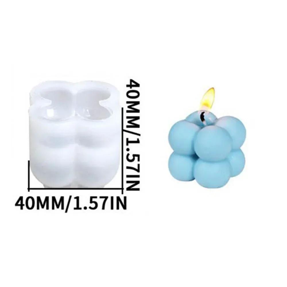 3D Cylinder Candle Mold DIY Candle Silicone Mold Cake Resin Molds 3D Art Wax Candle Making Mould Silicone Handmade Soap Molds