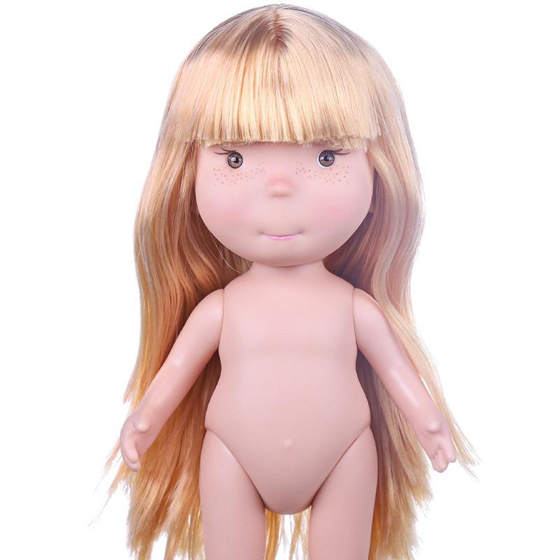 New Mia 24Cm Vinyl Naked Dolls With Movable Joints Waldorf Diy Custom Play Dolls For Kids Pretend Play Handmade Craft Toys