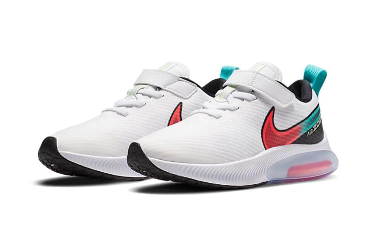 Nike Air Zoom Arcadia Cushioning Low top Running Shoes White Red Blue Children Aged 3 7 Years Old DA1245-101