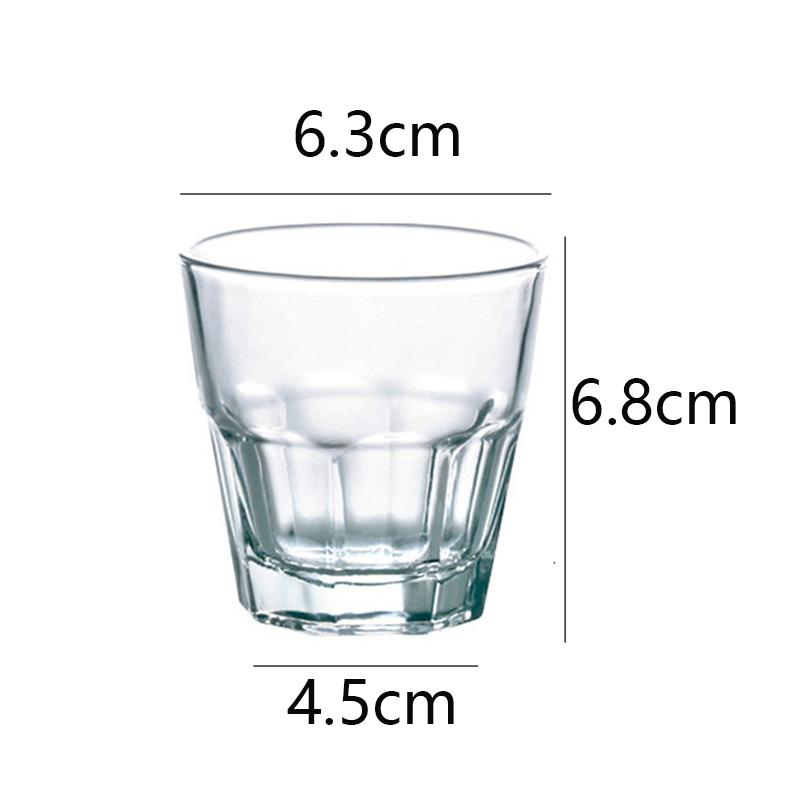 

Glass Drinkware Transparent Milk Cup Water Bottle Glass Cups Restaurant Hotel Mouthwash Cup Bar KTV Creative Tea Cup Coffee Mugs 1pcs