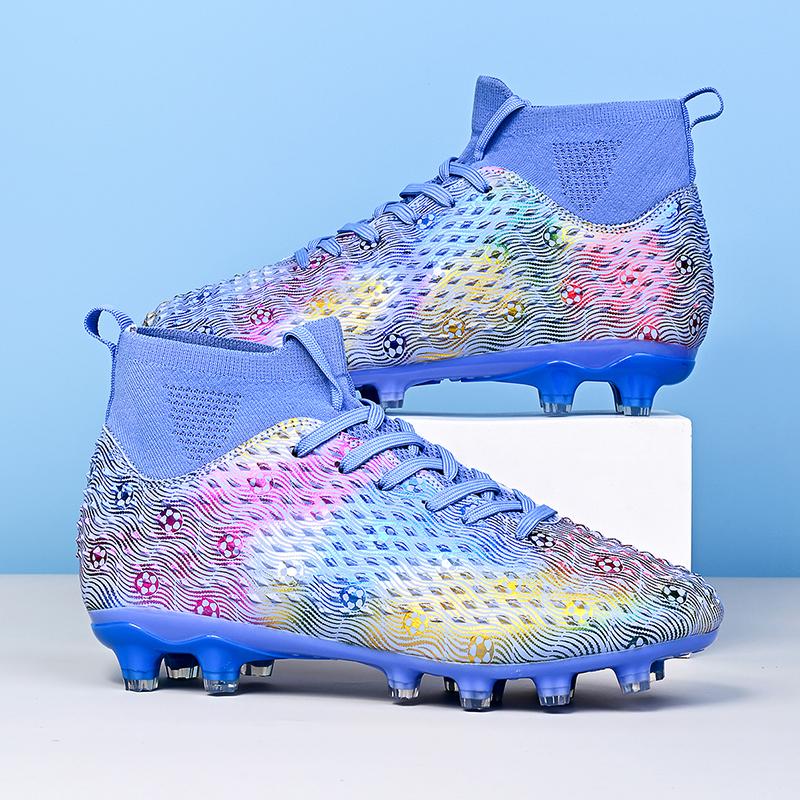 

2024 Мужские футбольные бутсы большого размера Сверхлегкие футбольные бутсы для мальчиков Кроссовки Нескользящие футбольные бутсы AG/TF Ботильоны унисекс 46