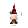 Christmas Gnome Desktop Decor Mini Standing Elf Decor Festival Theme Dwarf Ornament Cute Statue for Table