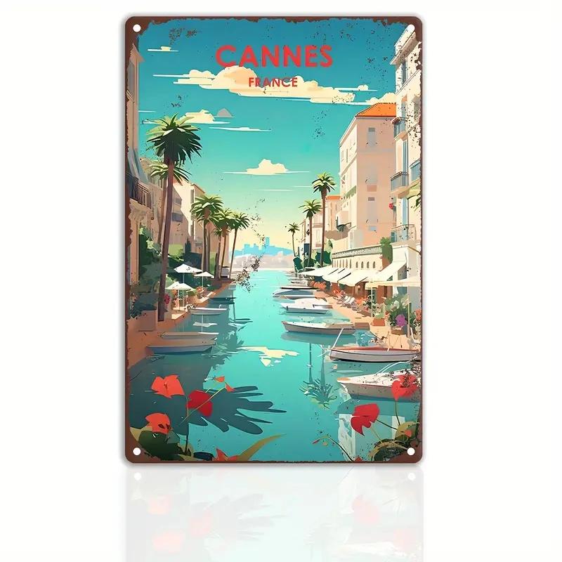 Retro Metal Sign Travel Round The World,ROME,FRANCE,MUMBAI Vintage Art Poster,Home,Bar,Room,pub,Hotel,Cafe,Club Wall Decor Gift