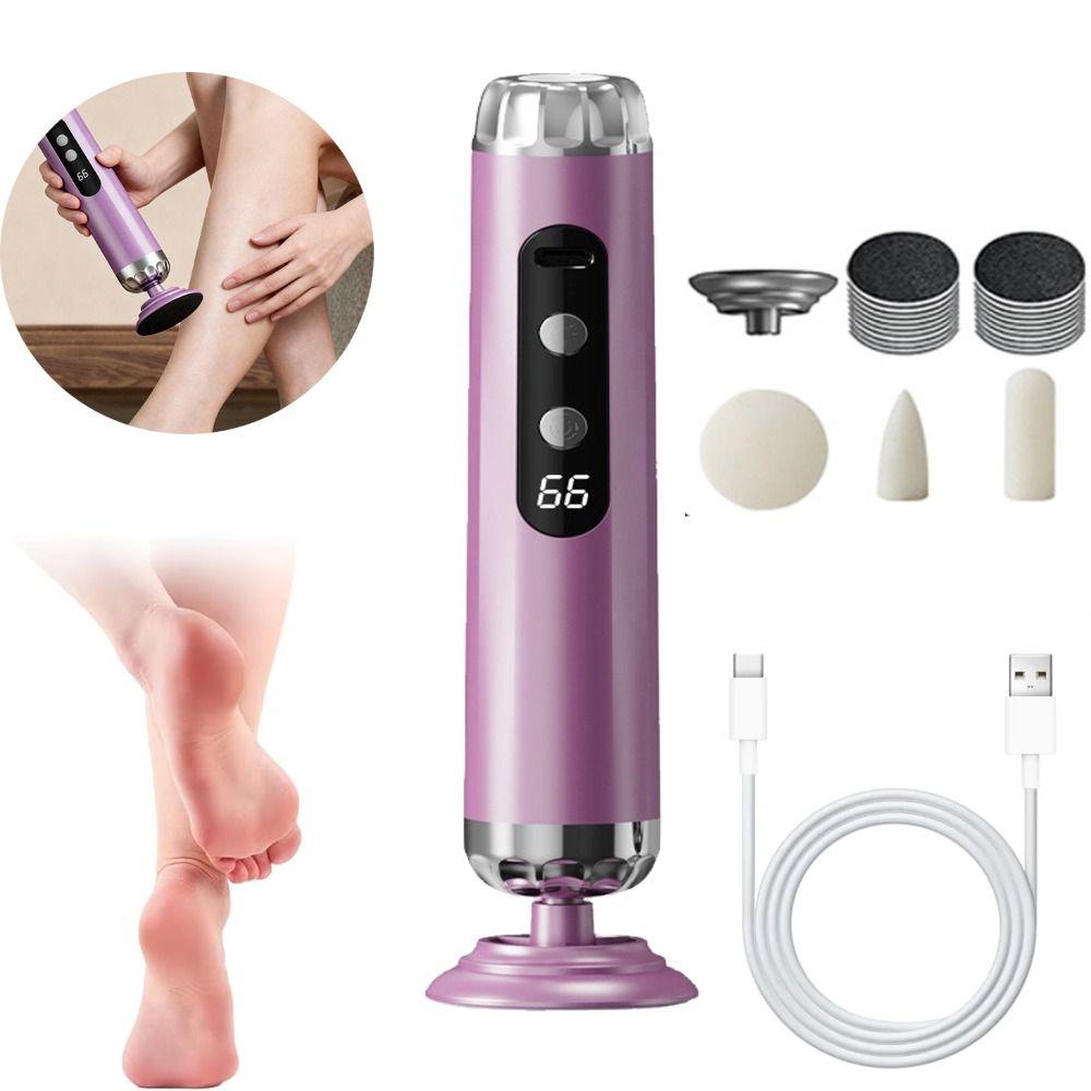Adjustable Electric Foot File with Sandpaper Discs Automatic Foot Grinder  Callus Removal