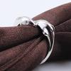 Happy Double Dolphin Love Open Ring Love Dolphin Couple Ring Ring for Women