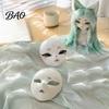 White Unpainted Mask DIY Blank Fox Mask, Furry Head Base Animal Halloween Party Costume Fursuit Accessory for Masquerade Cosplay