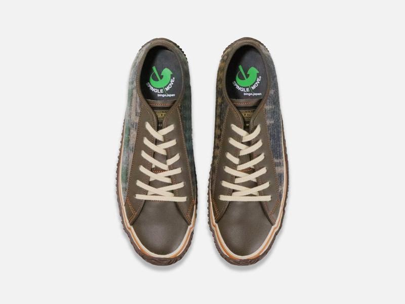 Spingle Japanese Handmade Sneakers Spm-1036 Khaki