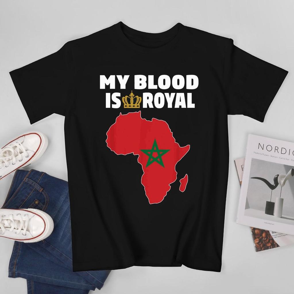 More Design Morocco Flag Moroccan Unisex Tshirt Tees Tshirt Oneck T Shirts Unisex Boys Clothing 100 Cotton