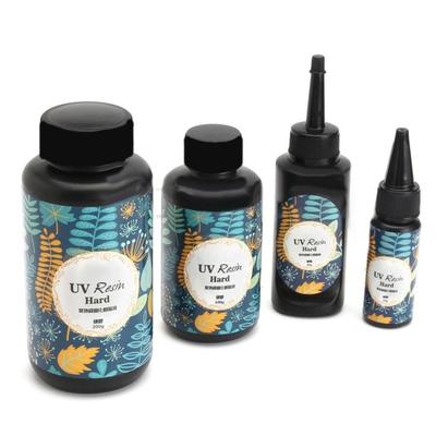 1 Flasche 10/15/25/60/100/200 g Funktionskleber Trendy UV-Harz Tragbare wiederverwendbare UV-Harzlösung Hartkleber für