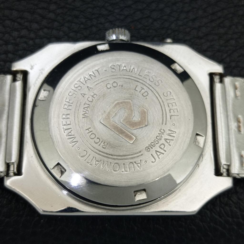 VINTAGE RICOH R31 AUTOMATIC JAPAN MENS ORIGINAL DIAL WATCH a707965-1