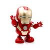 Vibrant Dance Iron Man Action Figure Toy With Led Flashlight And Sound Features