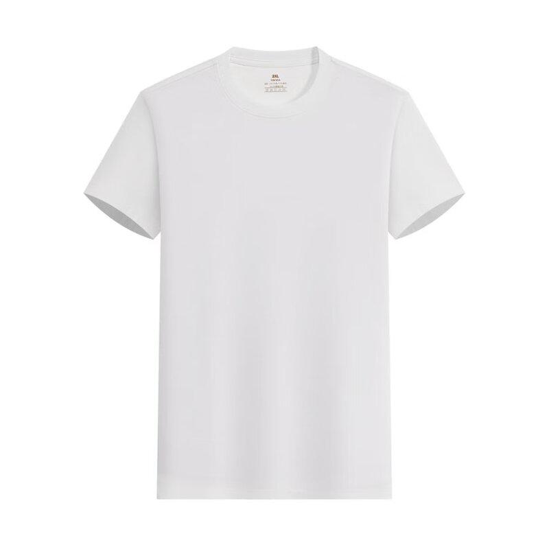 

Pure Cotton 230g Heavyweight White Round Neck T-shirt XL