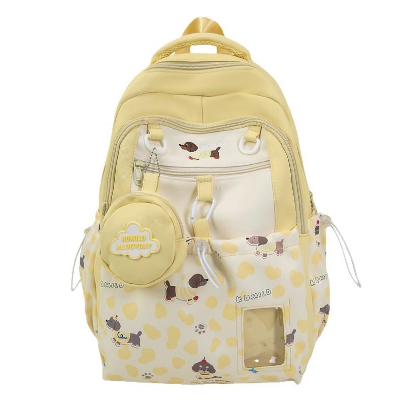 Japanese Ins Cute Girl Joker High Capacity Junior and Senior High School Students' Schoolbags Leisure Backpacks Tide Backpack.