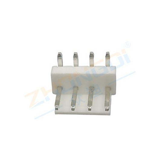 3.96mm Pitch Wafer Connector Right Angle Plug with Latch (2P-10P)