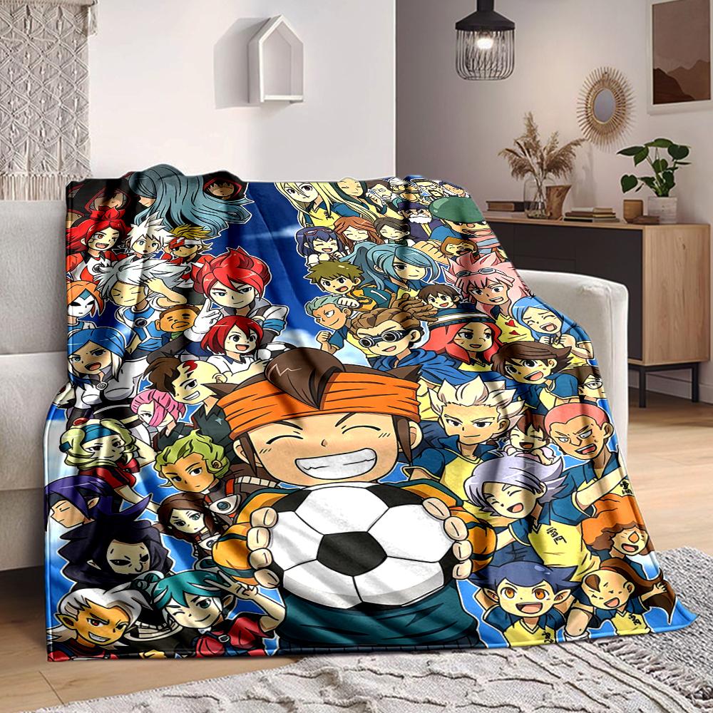 1Pc Soccer Stars Unite Blanket Soft And Comfortable Casual Warm Camping Travel Christmas Halloween Xmas Gift M924627