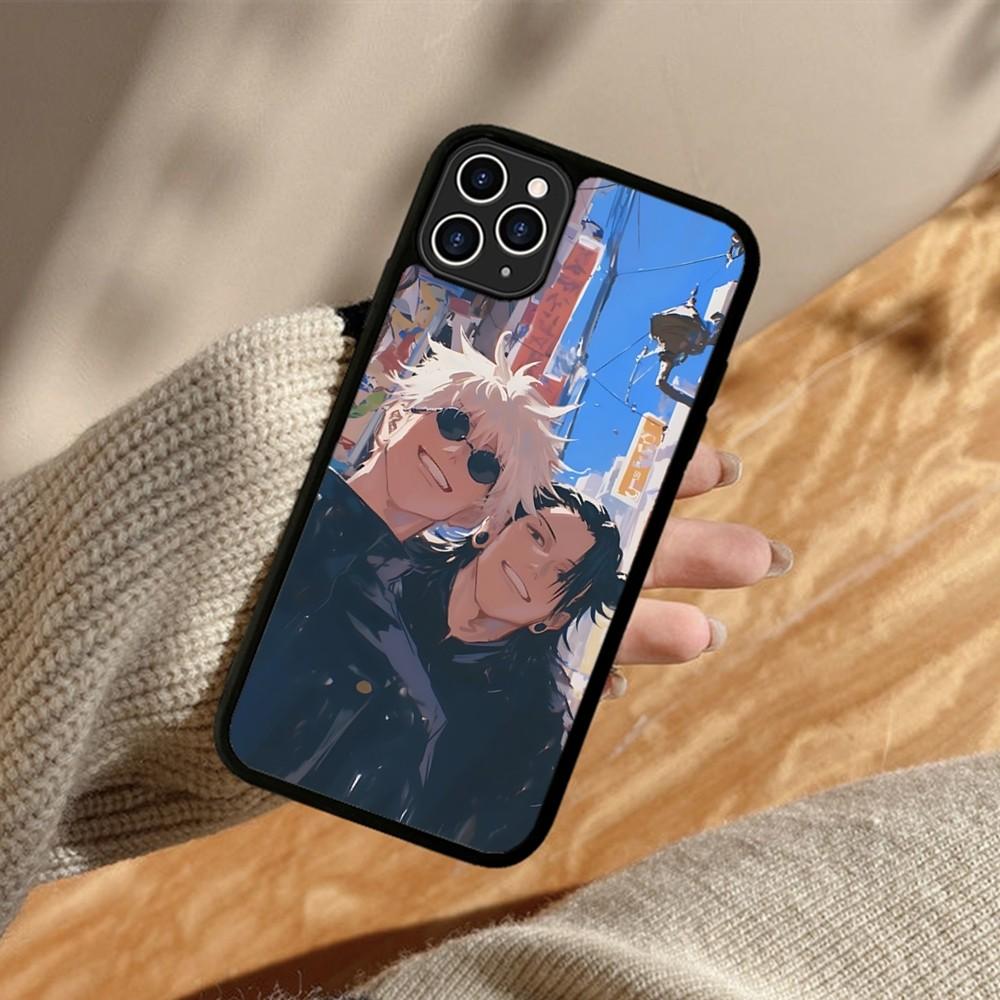 Jujutsu Kaisen Anime Phone Case Silicone PC+TPU For For IPhone 11 12 13 14 15 16 Plus Pro Max Cover