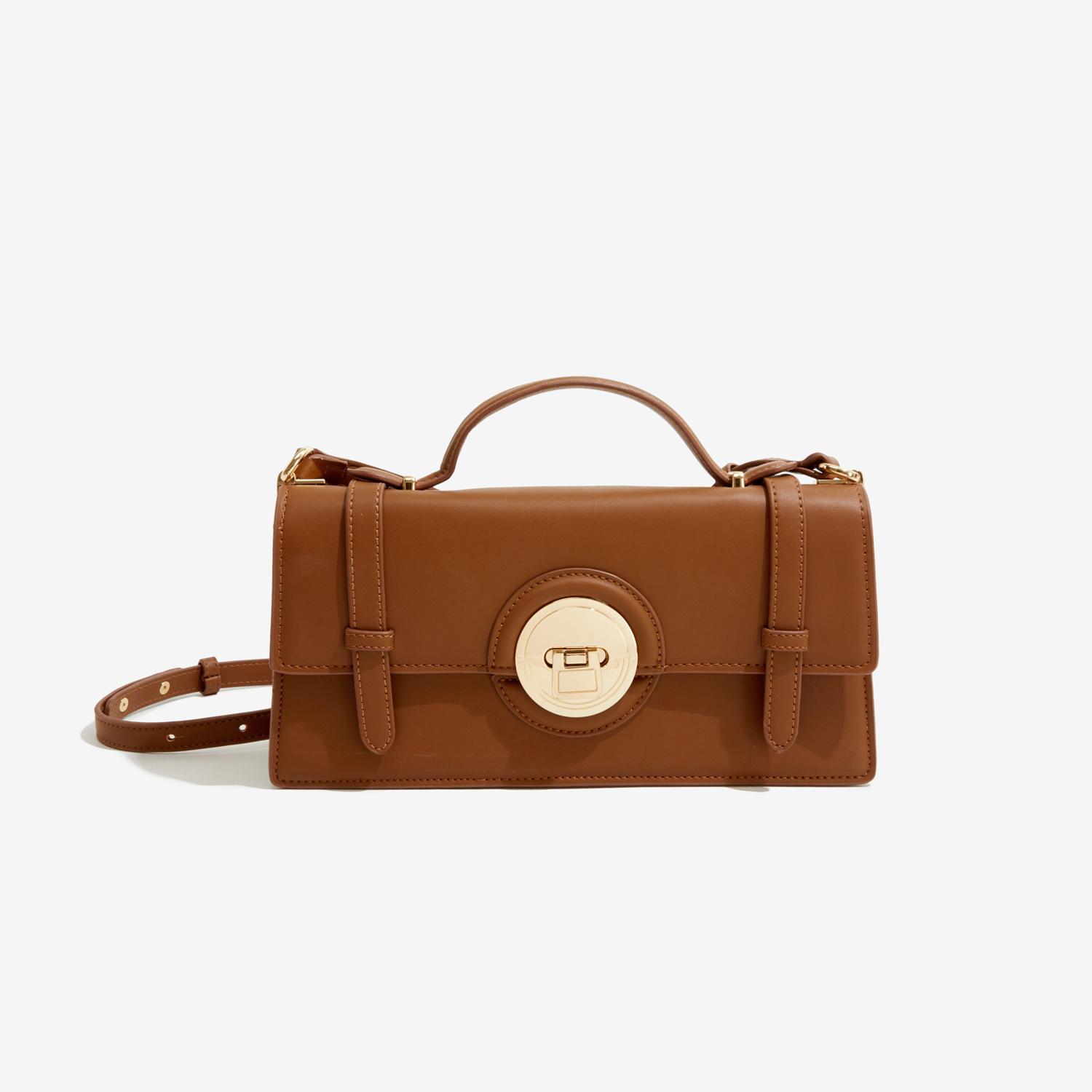 

Новые женские сумки из искусственной кожи с замком и пряжкой, сумки через плечо, современные простые модные трендовые сумки для отдыха, универсальные сумки через плечо в корейском стиле