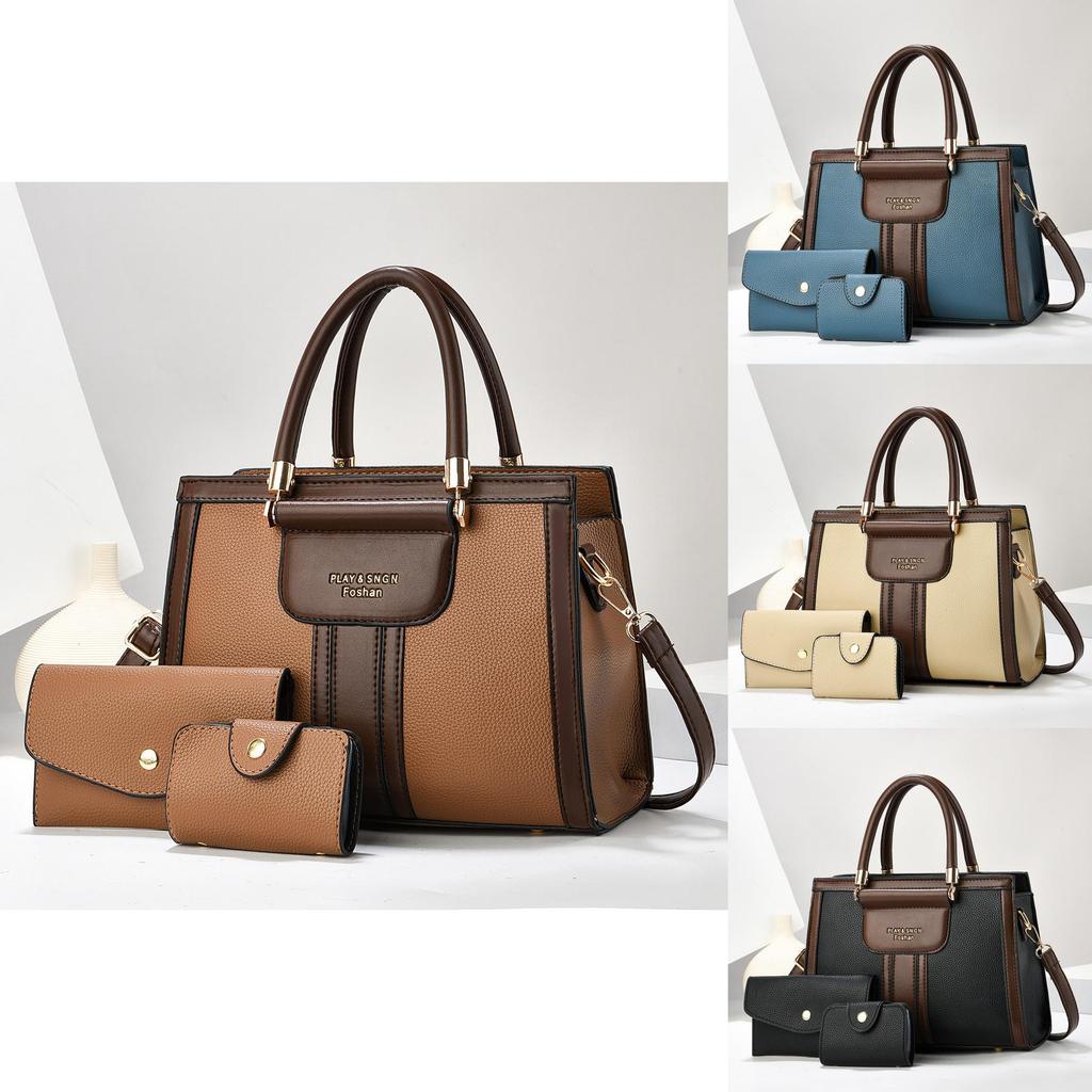 Crossbody Tote Bag For Women With Inner Pockets And Pu Material For Daily Use