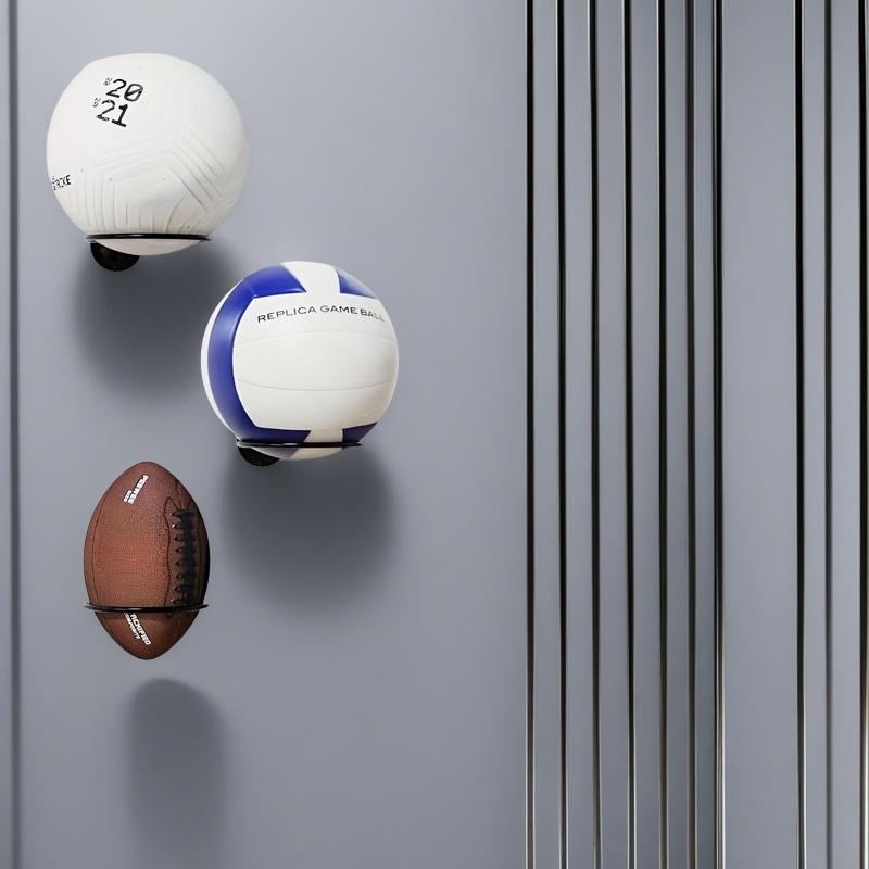 Basketball Volleyball Soccer Display Holders Home Ball Rack On The Wall Ball Rack Put The Ball Rack Football Display Racks