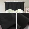 Cream-color Privacy Curtain Tiers for Windows Curtain Drapes Short Tier Drapes