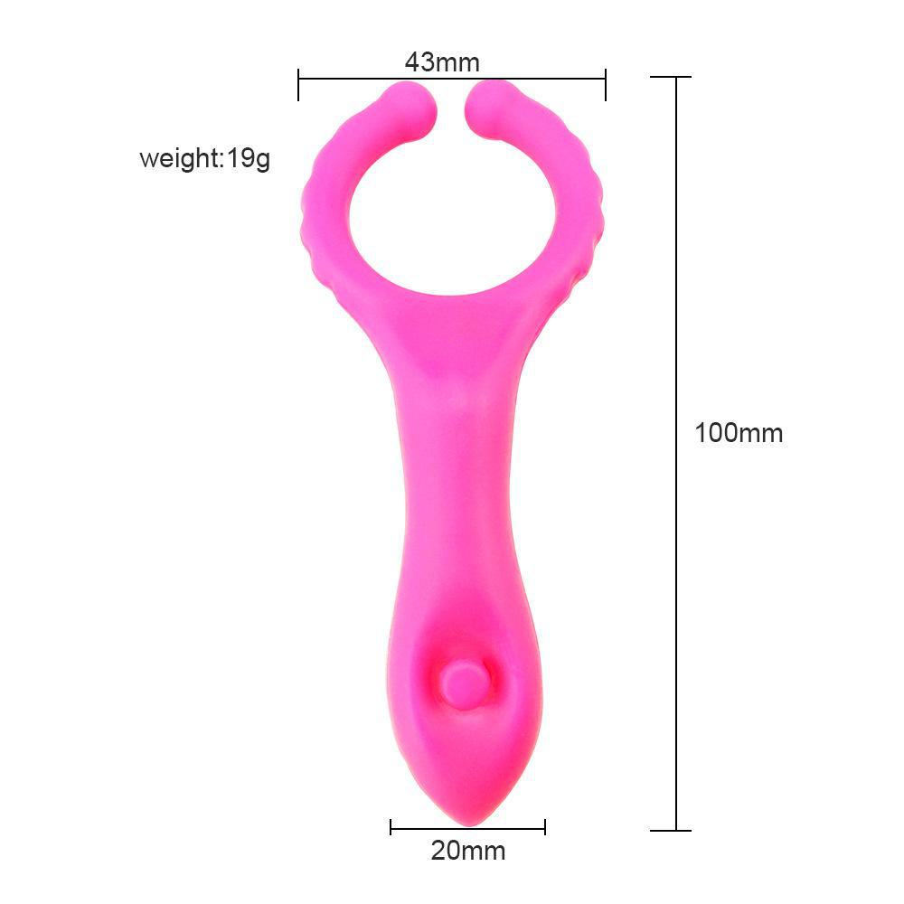 Women's Dual-Action Clitoral Vibrator and Stimulator for Couples