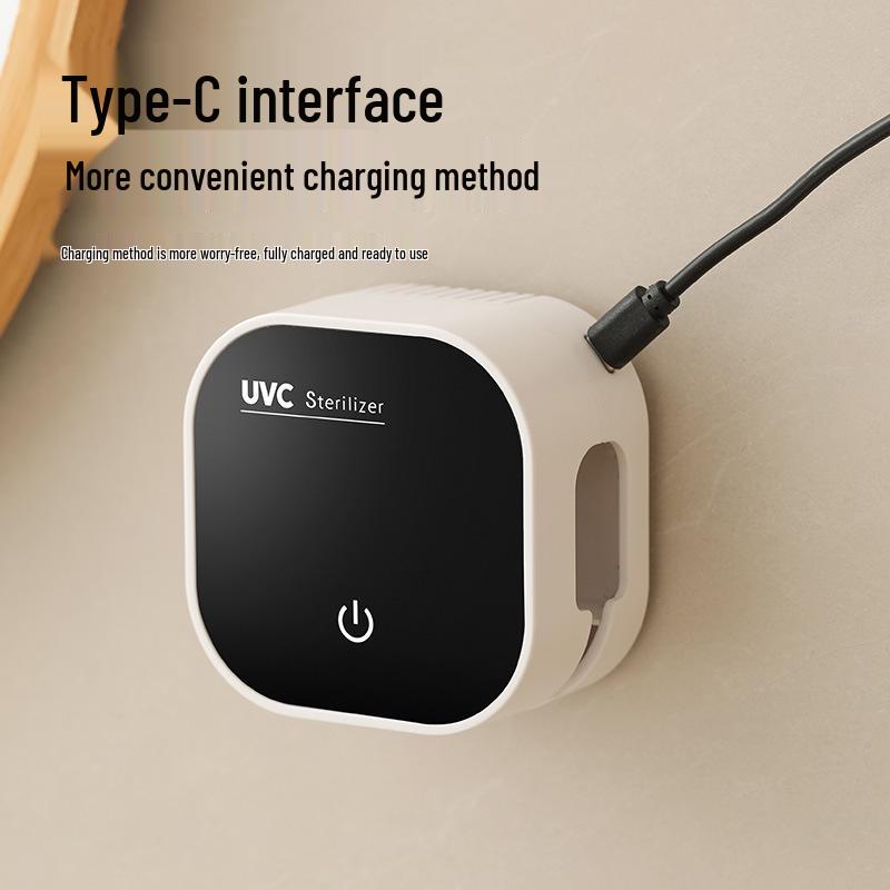 

Mini Wall-Mounted UV Disinfection Toothbrush Holder and Storage Rack белый