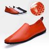 Fashion Men Leather Casual Slip-On Breathable Driving  Shoes Dress Shoes