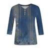 3/4 Sleeve Shirts For Women Cute Tops Graphic Tees  Blouses Casual Plus Size Basic Tops Pullover