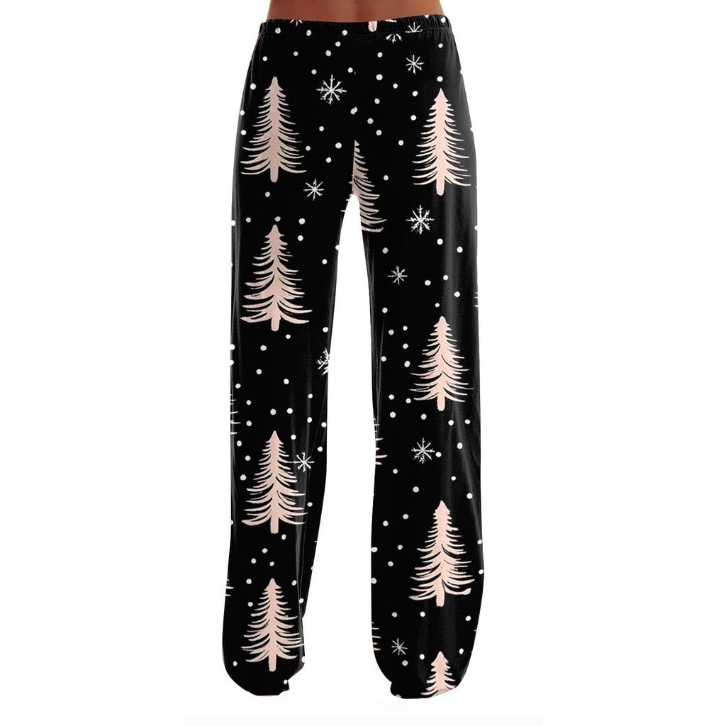 Women's Printed Wide Leg Pants Casual Relaxed Fit for Everyday Wear