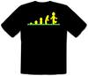 Lego Evolution - Camiseta Divertida Preta 100% Algodão Camisetas Masculinas Top -033-