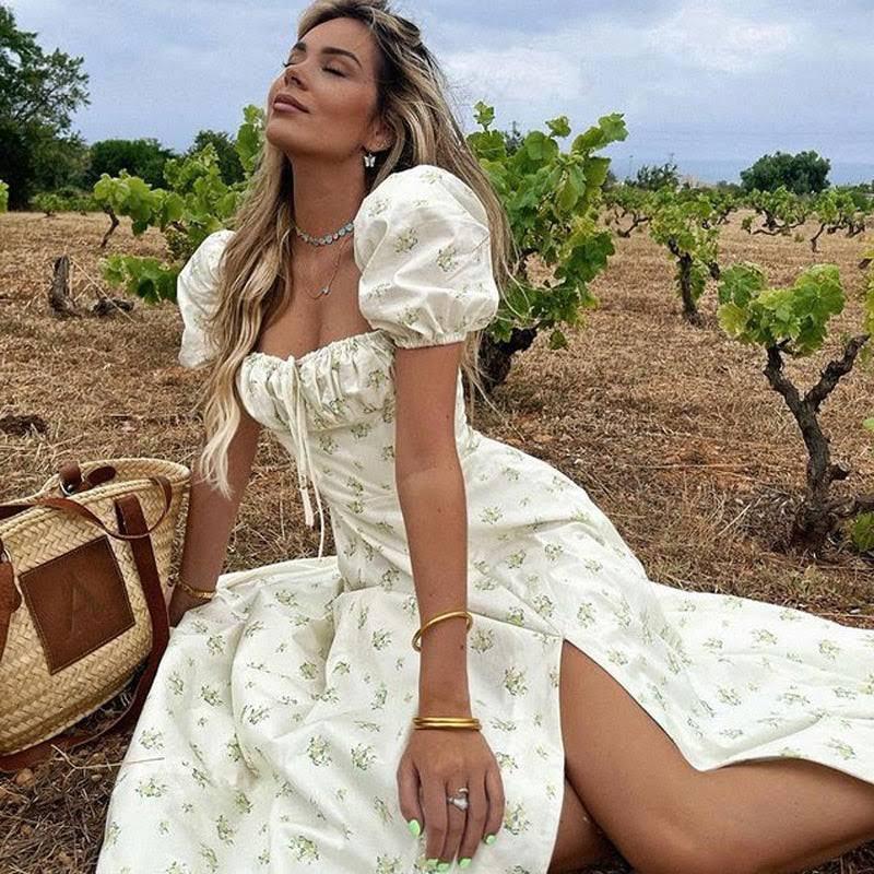 

Элегантное цветочное французское праздничное платье для женщин - Высокая мода, Хит продаж и Идеально для любого случая. Extra Large (XL)