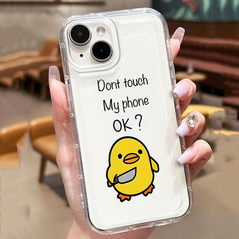 

For Xiaomi Redmi Note 13 12 Pro Plus 5G 12S 11 10 Case Cute Small Duck Cartoon Silicone Cover For Redmi 13 12 13C 12C Soft Funda Redmi Note 10 4G