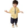 LUSON Boys' Cartoon Shirt & Shorts Set