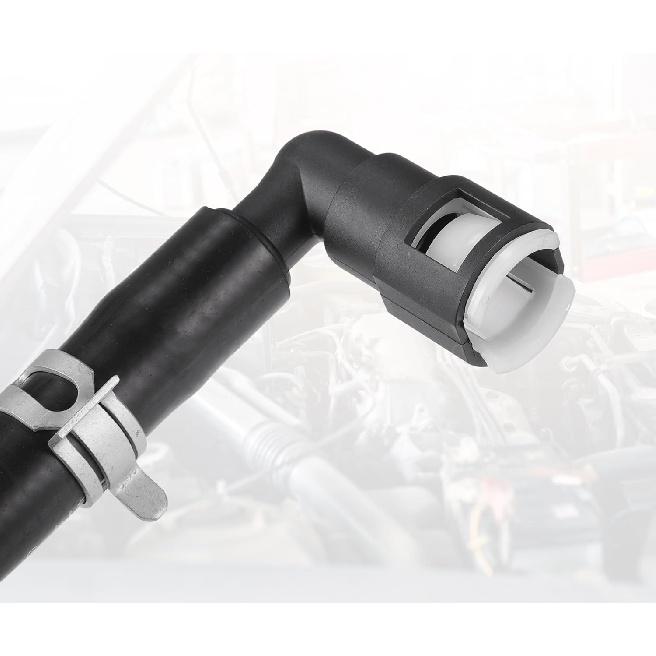 Engine Heater Hose Assembly No.BL1Z18472B HVAC Heater Outlet Pipe for Ford Expedition 2011-2014 Rubber Black