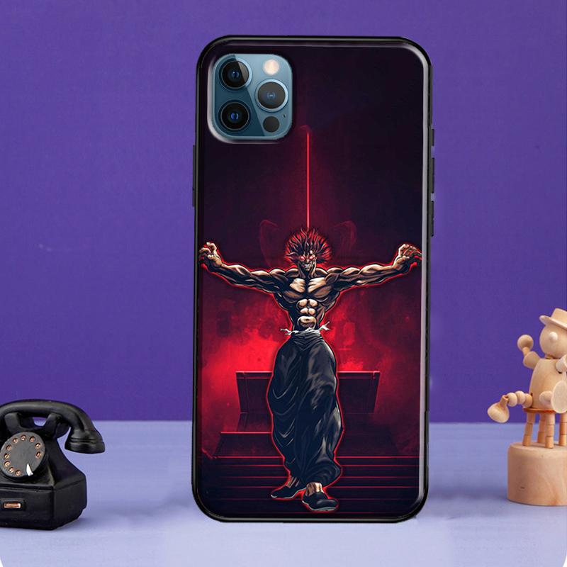 

Baki the Grappler Japanese Anime Case For iPhone 11 14 Pro Max SE 2020 XR X XS Max 6S 7 8 Plus Cover For iPhone 12 13 mini iPhone 14Pro MAX