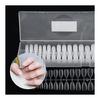 Annhua Nail Tips Clear 270 Pieces Nail Lengthening Tips Almond Shape Medium Transparent False Nails Clear Tip Set Sanded Nail Tips Nail Tip Practice