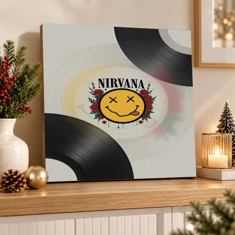 Nirvana Diamond Painting Kit 5D Full Drill DIY Diamond Mosaic Wall Art Home Decor