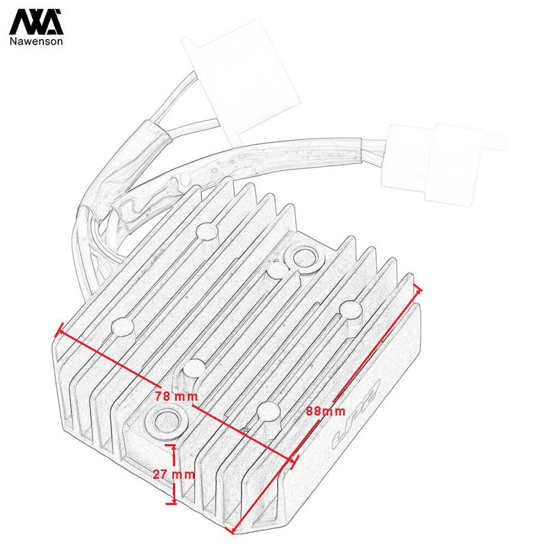 Motorcycle Rectifier 12V Regulator for Honda XLV750R 1983-1985 for XLV400 XL400V Transalp 400 1992-1994