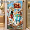 Beach TowelAsterix & Obelix Custom Name Text Personalized Soft Towel for Beach Pool Indoor Home Decor Gift