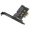 PCIE to SATA Expansion Card 6Gbps PCIE to SATA3.0 M2 NGFF Expansion Card Adapter Card for WinXP for Win7 8 10 11 for